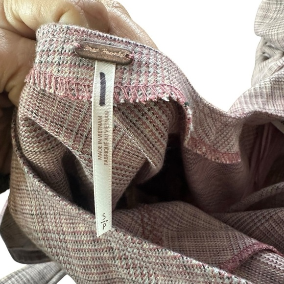 NWOT Free People Sevi Plaid Mini Dress Women size Small - Picture 9 of 10